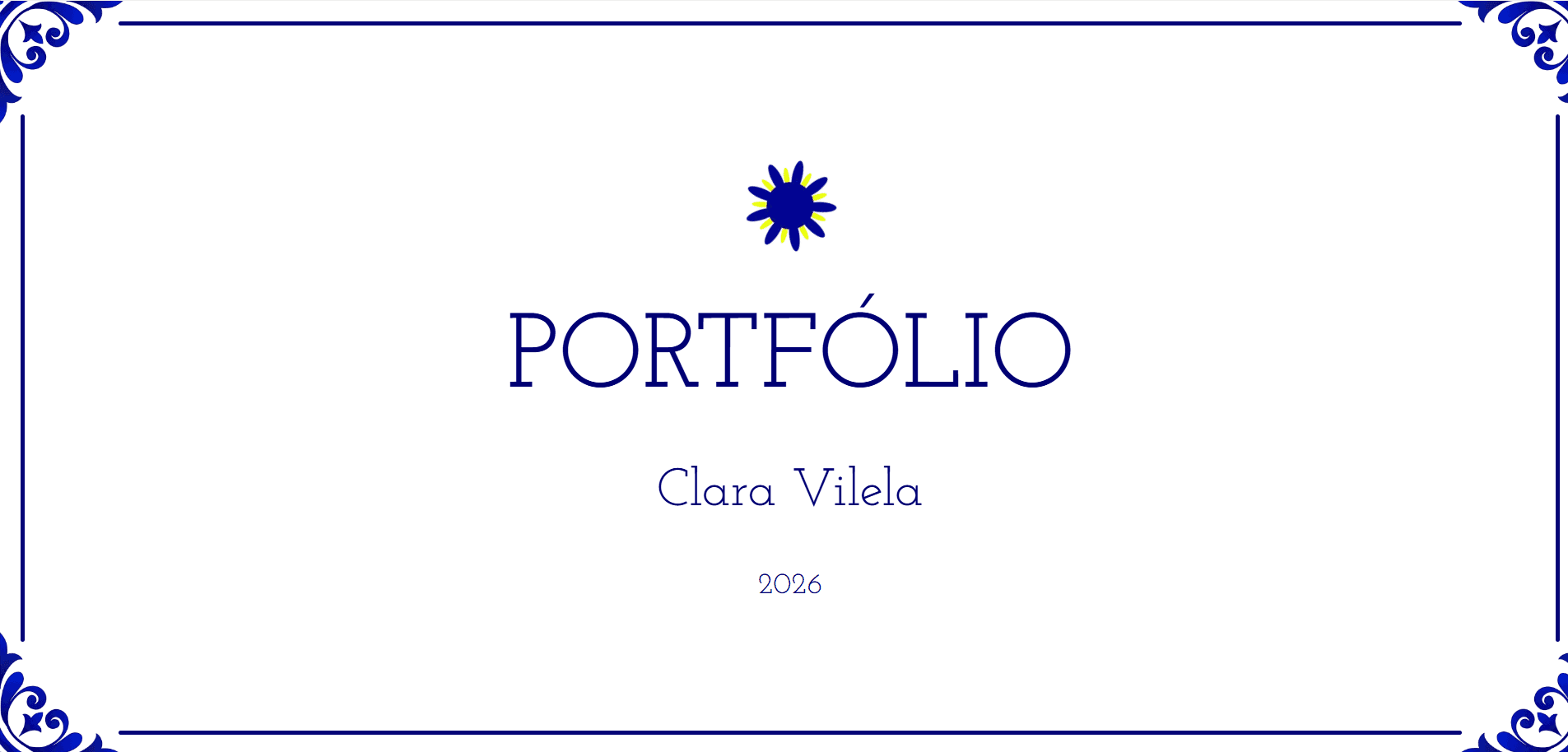 Portfólio Clara Vilela