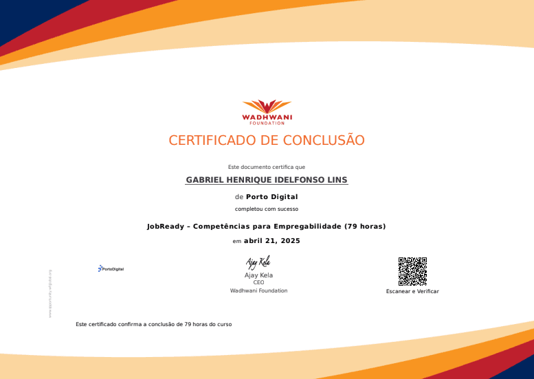 JobReady – Competências para Empregabilidade